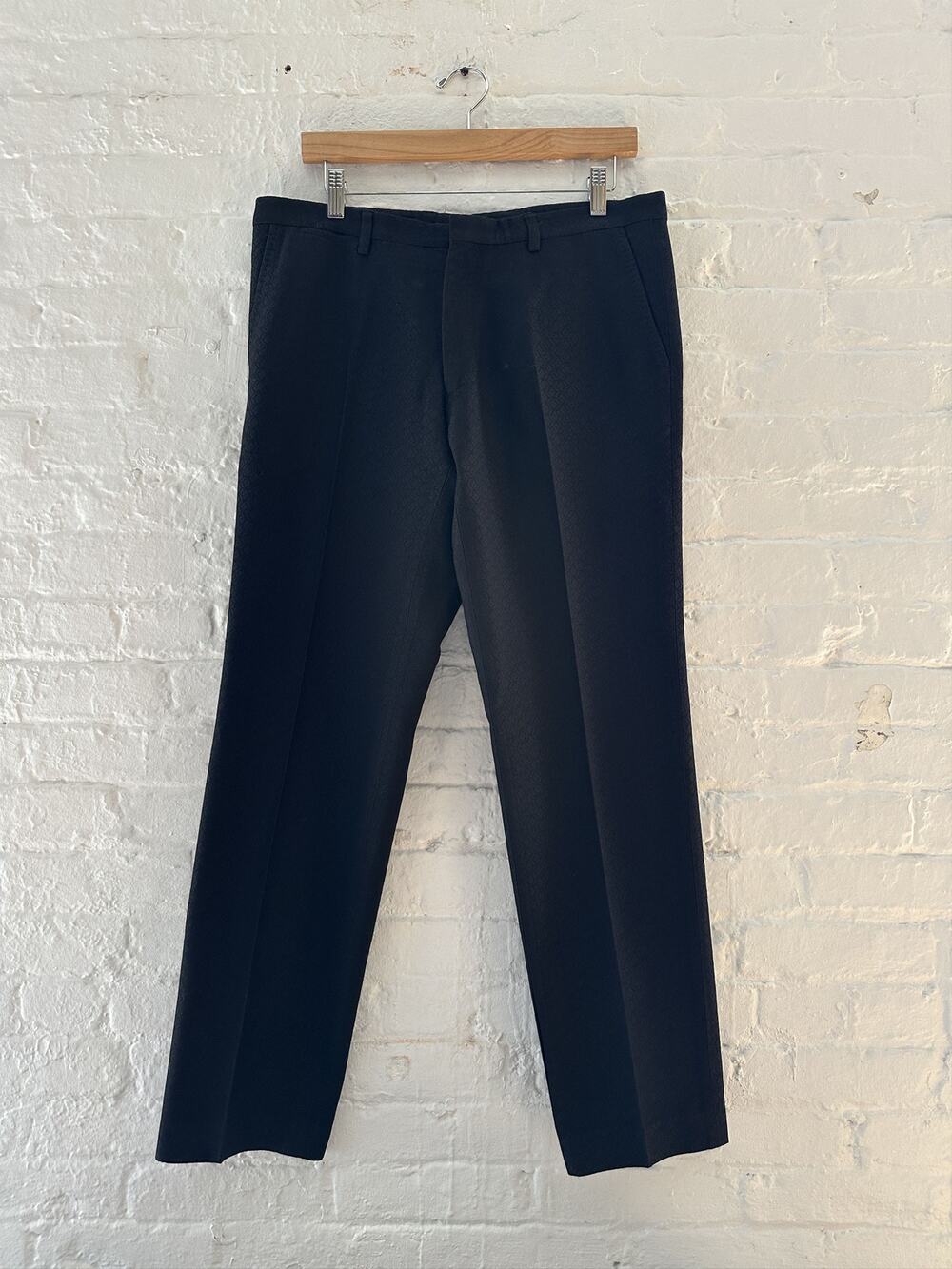 Dries Van Noten Textured Wool Trousers